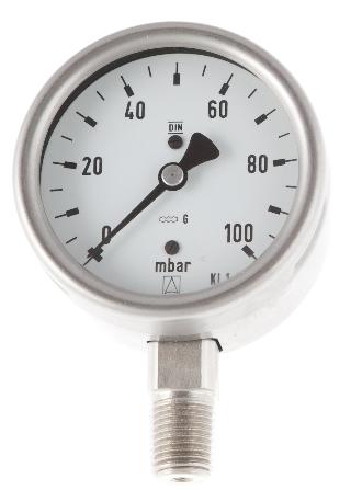 Capsule Gauge - All Stainless Steel 63mm, 100mm & 160mm Diameter