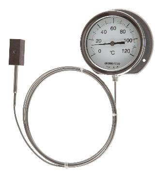 Gas Filled System Thermometer - 63mm, 100mm & 160mm Remote Mount