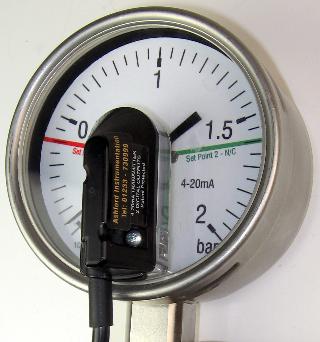 Pressure Gauge With Pressure Transmitter / Pressure Switch E-Gauge Module - 100mm & 160mm