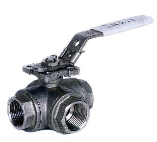 3-Way Stainless Steel Ball Valve