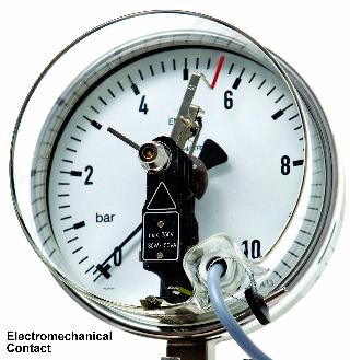 Pressure Gauge With Electric (Non-Contact) Switch Function - 100mm & 160mm