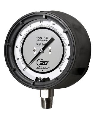 Series 34 Turret Style Safety Pattern Pressure Gauge - 4.5