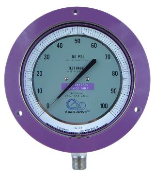 Skydrol Pressure Gauge - Nylon Case 0.5% Accuracy