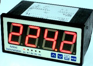 Digital Pneumo Gauge Panel Display 144 X 72 X 120mm - Red