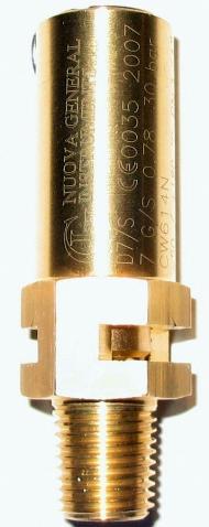 D7/S Nuova General Instruments Pressure Relief Valve - Free Outlet