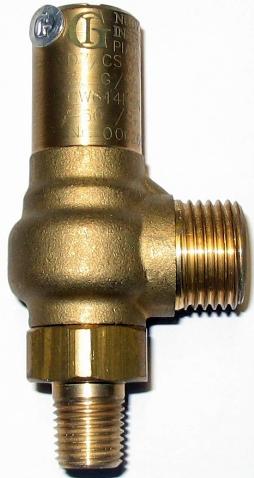 D7/CS Nuova General Instruments Pressure Relief Valve - Piped Outlet