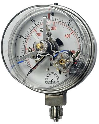 Pressure Gauge With Electromechanical Contacts - 100mm & 160mm