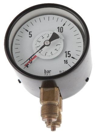 Differential Pressure Gauge - Opposing Bourdon Tube Design - 100mm Diameter,  DP to 60 Bar