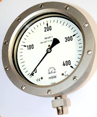 Subsea Pressure Gauge - 160mm Premium Subsea 450m Gauge