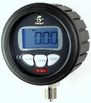 63mm Digital Switch Pressure Gauge - 12V-24V Powered 0.5% Accuracy