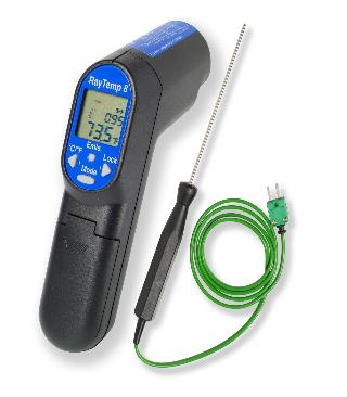 Infrared Thermometer With Integral Type K Probe