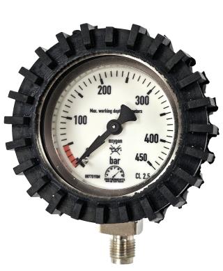 Technical Diving Bail Out Gauge - Mixed Gas Diving, Submersible 500m